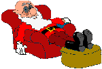 SANTA TAKING A NAP